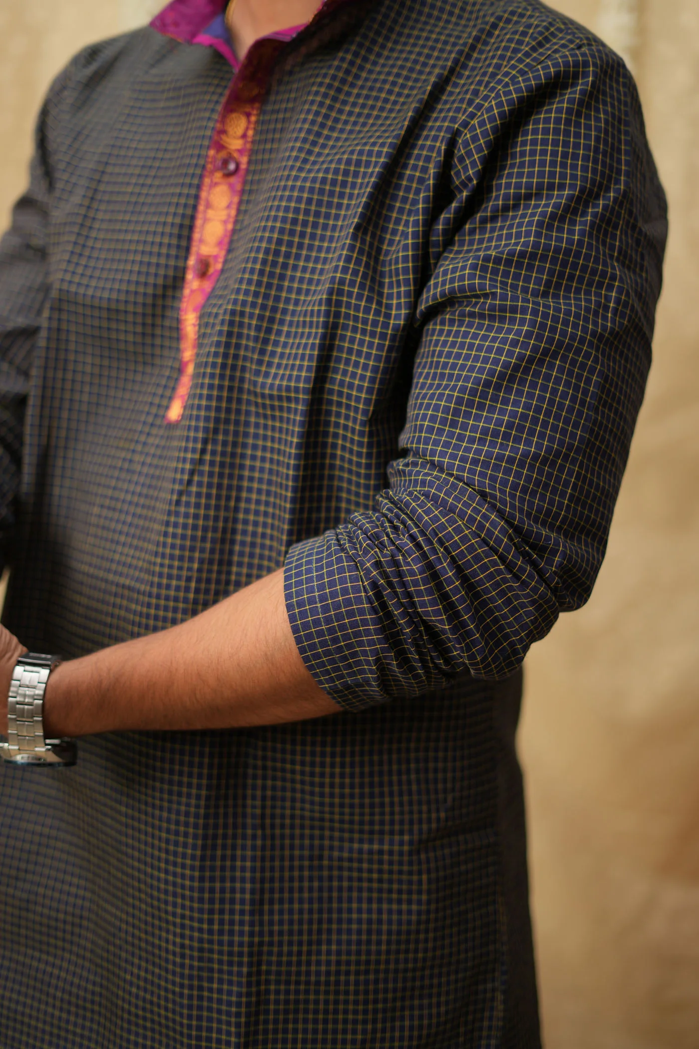 Senthanamuthan Navy Shirt (EK) - Image 8