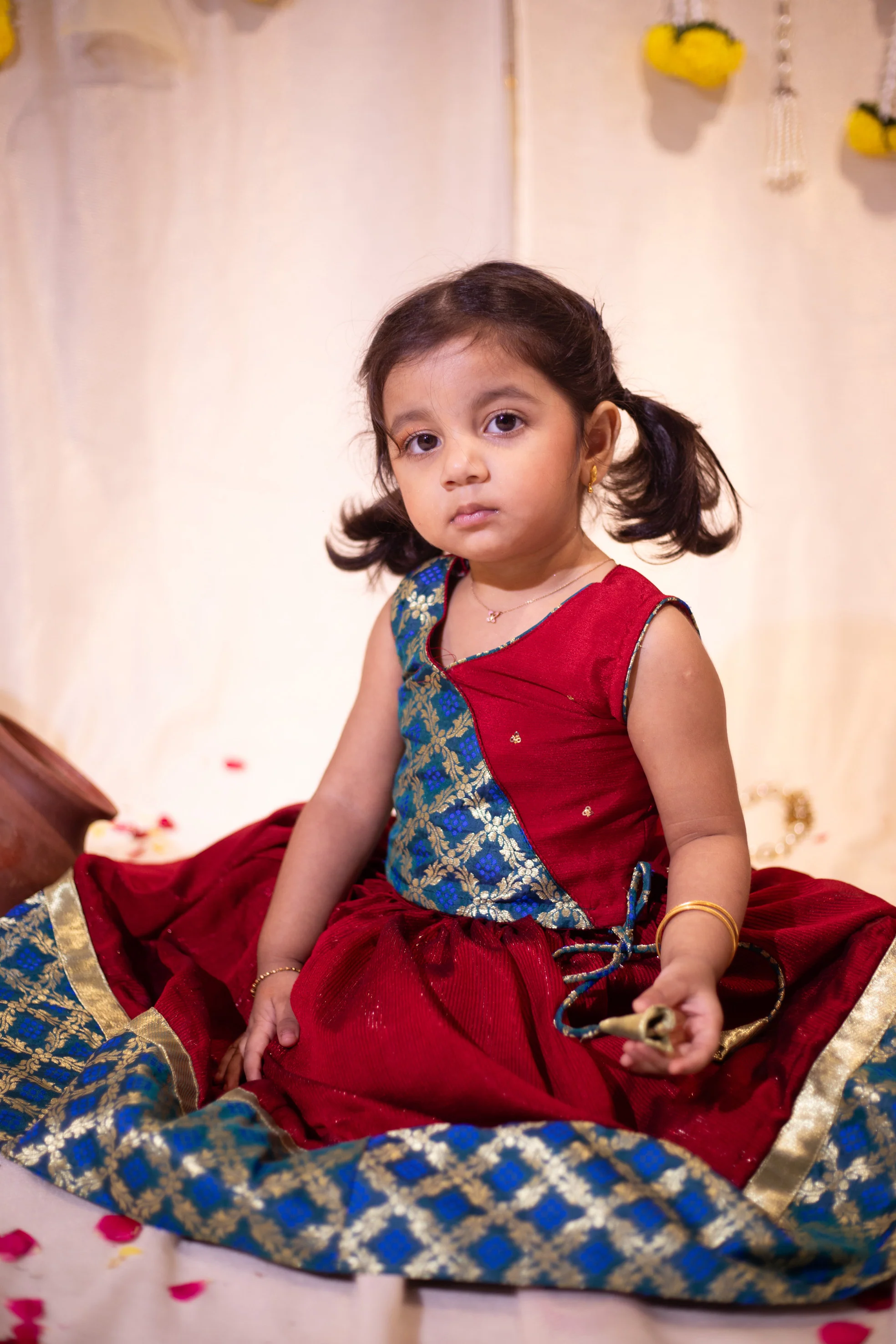 Shreya Maroon with Blue Mini - Image 5