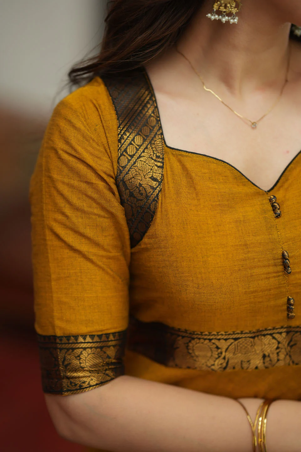 Suhasini Mustard Mom & Me Set - Image 16