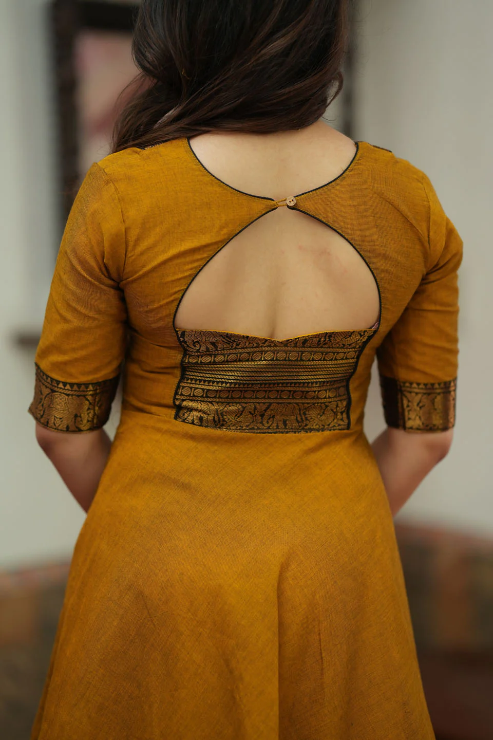 Suhasini Mustard Mom & Me Set - Image 21