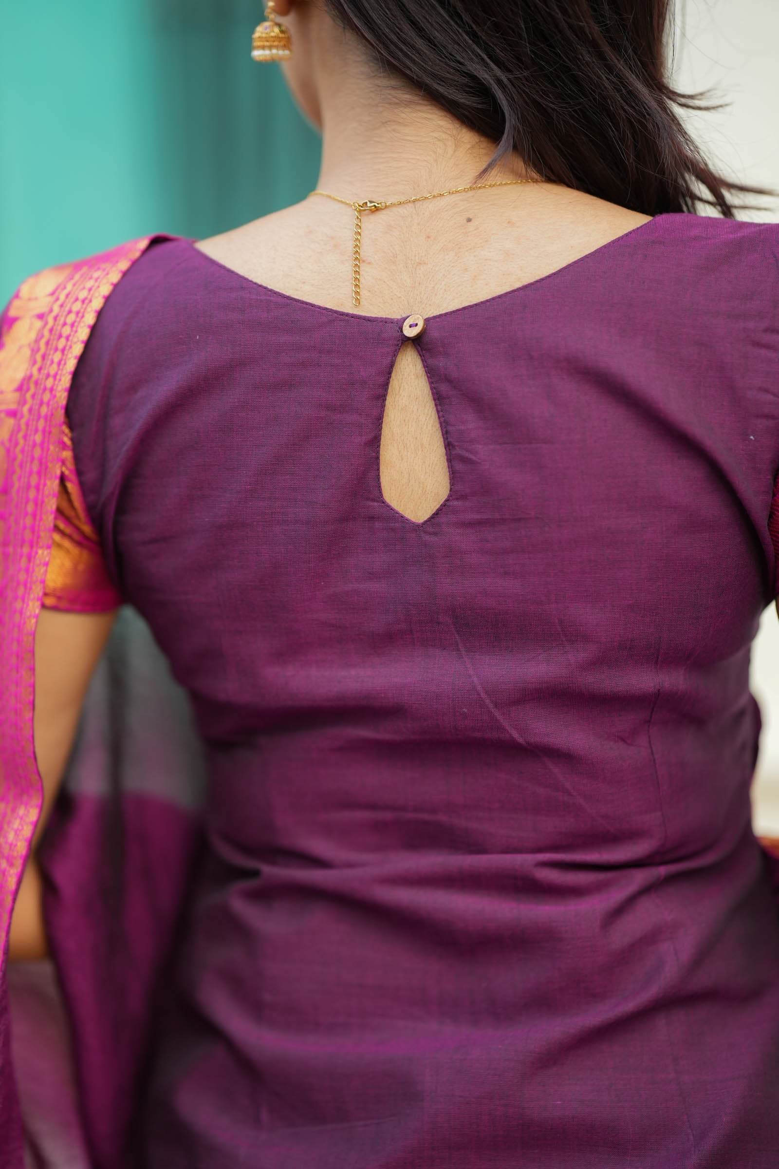 Tamizh Violet Kurti Set (Set of 2) - Image 8