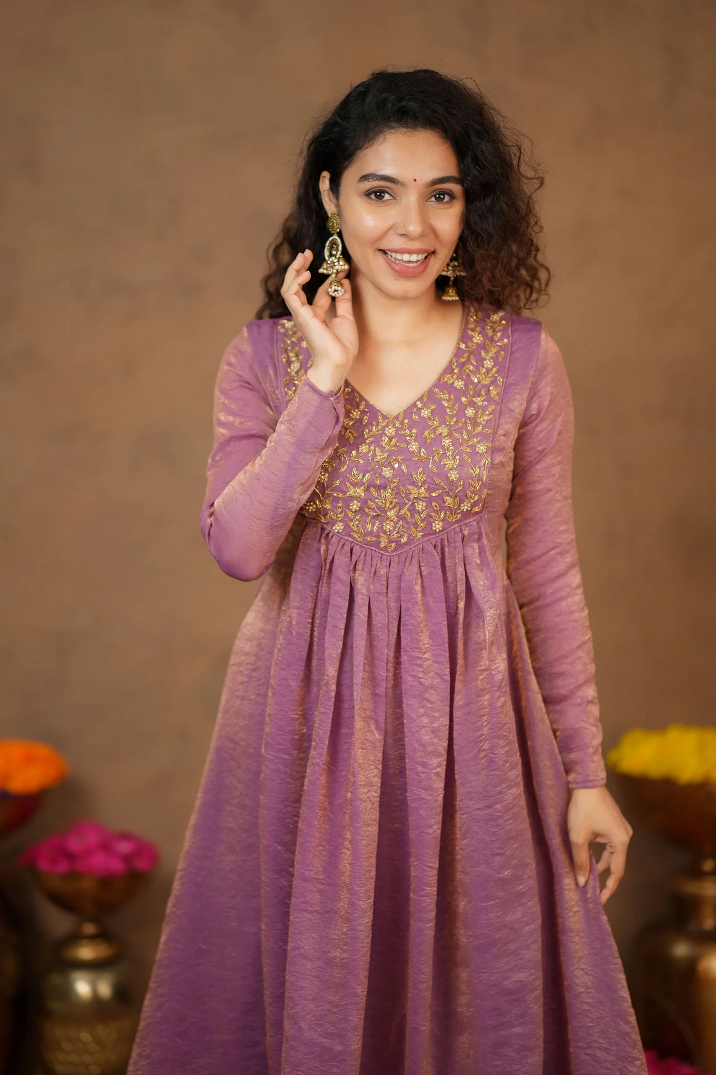Upasanna Pastel Pink Kurta Set (Set of 2) - Image 13