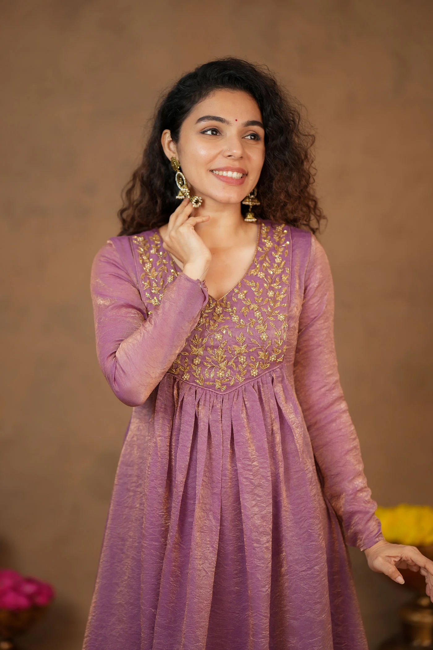 Upasanna Pastel Pink Kurta Set (Set of 2) - Image 19