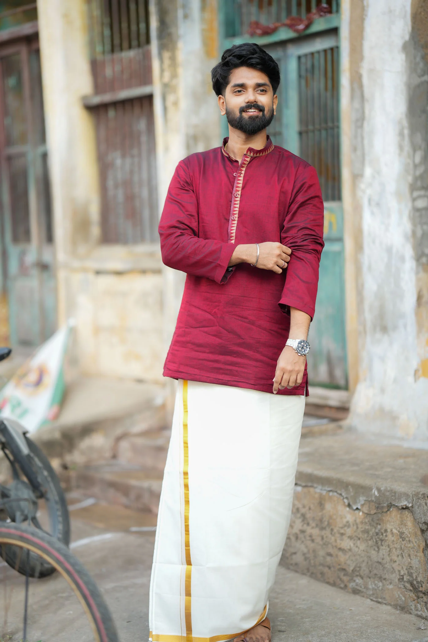 Veer Maroon Shirt (EK) - Image 10