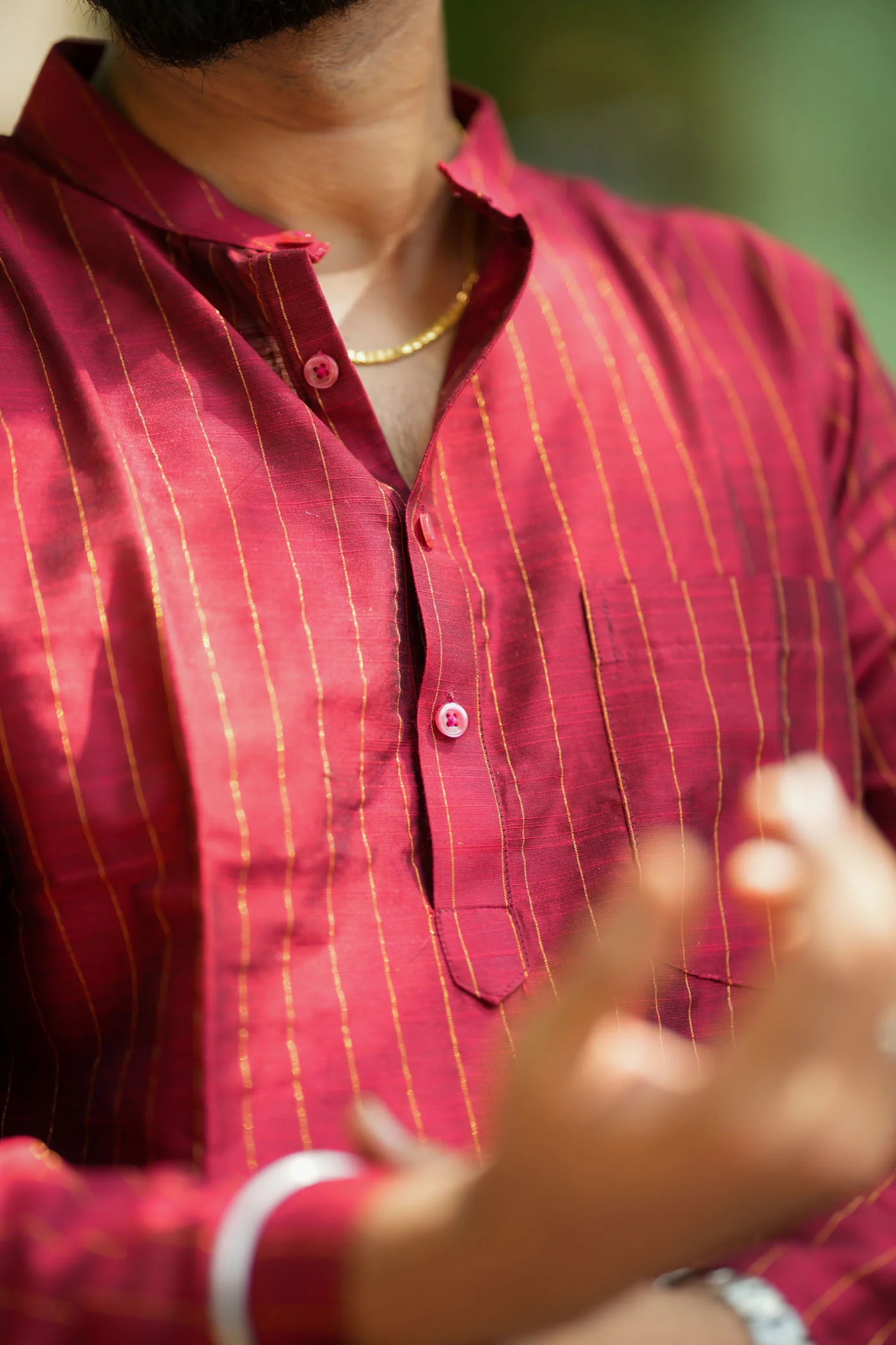 Yaazhan Maroon Shirt (EK) - Image 7
