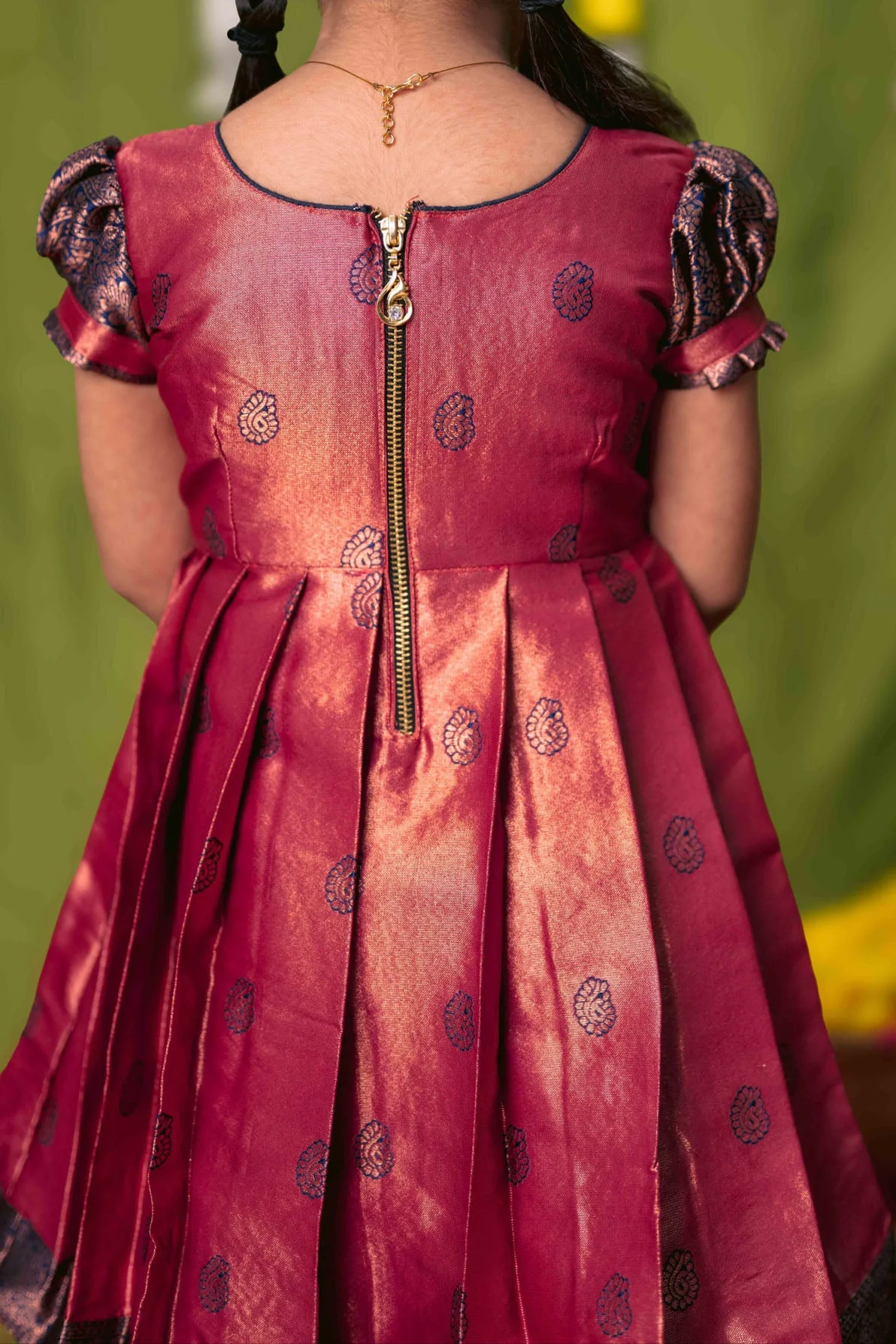 Yamini Deep Peach Frock Mini - Image 9